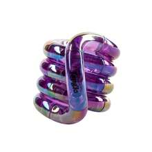 tangle Official Twist Puzzle Gem Series Amethyst Stress Relief Toy, ADHD Focus Training Finger Toy - Twisting and Decompression Toy - Gemstone - Amethyst - View 2