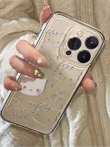 Sanrio 三丽鸥可爱Hello Kitty全包保护手机壳，兼容 17、16、15、14、13、12、11 - 彩色 - 查看 2