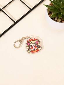 1pc Acrylic Cute Cartoon Nana Character Themed Keychain Pendant, Backpack Decoration, Bag Accessory, Wallet Charm, Gift For Friends - Multicolor - View 13