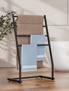 金属毛巾架 | 立式毛巾杆架、毯子梯架、超大浴巾晾晒展示架、泳池毛巾架 - 彩色 - 查看 6