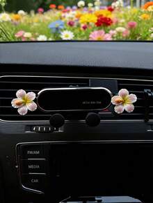 Car-Mounted Flower Bud Phone Holder, Dedicated For Car Interiors, Cute Air Vents, Car Navigation, Car Phone Stand, 2025 New Model - A - View 6