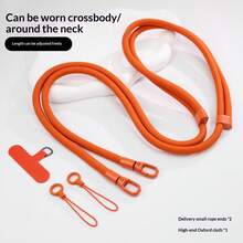 2026新款可调节挂绳，斜挎手机挂绳，多功能挂件，适用于户外运动、徒步旅行、旅游，是送给朋友、家人、同事的生日礼物，兼容安卓及大多数智能手机，也是送给母亲、家人、朋友、孩子、生日、节日的手机链。 - 彩色 - 查看 6