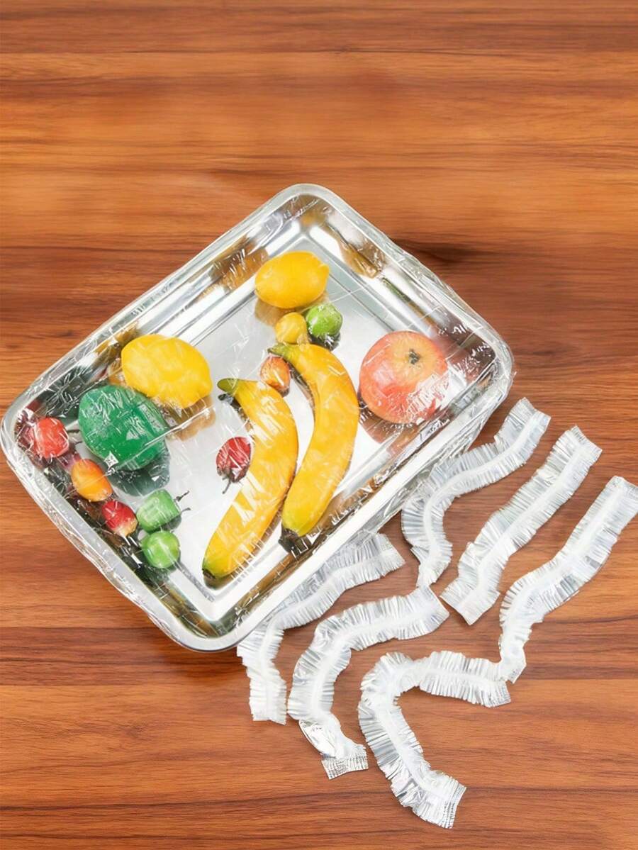 100/50/10pcs Oversized Food Cover, Baking Room Cake Room Kitchen Dust Cover, Kitchen Storage Accessories, Dust And Insect Proof Food Cover, Preservation Tools, Kitchen Essentials, Casa - Multicolor - View 1