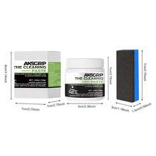 AKSGRP 多用途清洁膏 - 快速起效，适用于所有材质，无需用水，不留残渣 | 适用于白色鞋子、运动鞋、皮革制品、家具、汽车内饰和软垫