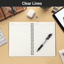 EUSOAR College Ruled Spiral Notebook, A5 6packs 5.5\X8.3\ 120 Pages Inches Coffee Hardcover Lined Travel Writing Notebooks Journal, Students Office Business Subject Diary Ruled Spiral Book Journal - Coffee - View 8