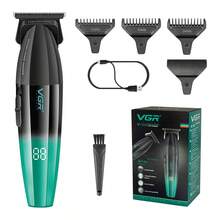 VGR 專業理髮器 可充電式剪髮器 鬍鬚修剪器 9000 RPM 理髮剪髮機 男士電動私密處修剪器、身體毛髮修剪器，男女通用，私密修剪刮鬍機，快速充電超長待機 V-906 - 彩色 - 查看 8