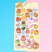 3D Cartoon Character Embossed Luminous Stickers, Cute Creative Children's Toy Stickers Wholesale - Multicolor - View 4