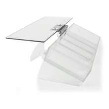 TendenciaMarimba Portamonedas Acrílico Con TapaCalidad premium - Transparente - Ver 4