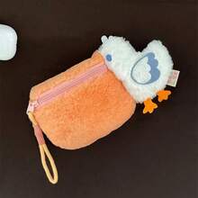 1pcs  Cute Mini Camera Bag, Pelican Bag, Furry Coin Purse, Key Bag, Key Chain Pendant, Portable Headphones, Stationery Bag, Storage Bag - Pelican Coin Purse - View 7