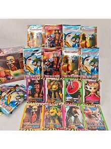 Italian Brain Game TungTungTung Sahur/Talalaro Fun Card Collection, Smooth Laser-Printed Basic Cards, Animal-Themed Trading Cards, Meaningful Gifts, Random Packaging - Multicolor - View 2