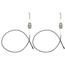 11.81 Inch Long Spark Plug Electrode For Gas Grill, Fits Piezo Igniter, 2.3mm Round Terminal, Battery-Free - White - View 4