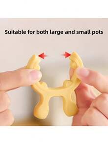 Deer Ear Trivet - Heat Resistant Silicone Kitchen Utensil Holder With Non-Slip Handles, Easy To Clean, Suitable For Large/Small Pots - Multicolor - View 9