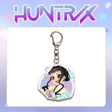 1 Set HUNTRIX Witch Hunter Acrylic Keychain, Bag Charm, Accessories, KPOP Merchandise - 2D Flat Acrylic Keychain, Double-Sided Cartoon Character Pendant, Cartoon Character Gift, Suitable For Fans, Birthday Gifts, Keychains, Car Keychains And Packaging Decorations, Backpacks And Home Decor, Perfect For Gamers And Collectors, Collectibles, Simple Design, Durable, 2D Flat