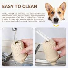 Treat Dispensing Chew Rubber Natural Fiber Interactive Fun Puzzle Toys Small Medium Dogs Puppy Slow Feeder Toys Teething Traning Playing Green - màu xanh lá - Xem 7