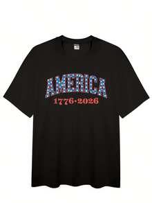 Men T-Shirts - 黑色 - 查看 1