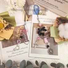 1-4PCS Cute Phone Charms Aesthetic Y2K Cell Phone Charms Strap Strawberry Butterfly Star PhoneCharm Y2K Accessories For Bag Keychain  Camera Pendants Decor - 2 cây cung - Xem 3