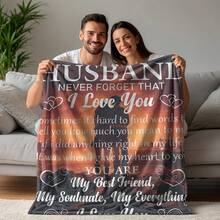 1PC Valentine's Day Warm Blanket, Lovers Snuggle In Love Style Ultra-Soft And Lightweight Flannel Valentine's Day Gift Throw Blanket, Suitable For Sofas, Beds, Cars, Offices, Camping Trips, And Home Decor, Suitable For All Seasons - Multicolor - View 10