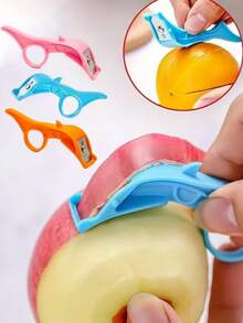 6pcs/9pcs/15pcs Stainless Steel Fruit Apple Peeler, Vegetable Peeler, Portable Manual Orange Potato Peeler, Kitchen Tool - Multicolor - View 4