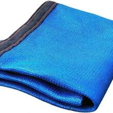 Malla Sombra para Exteriores 4x3M Sombra Toldo Reforzada Velas de Sombra Lona 90% Bloqueo de Solar UV para Jardn Piscina Patio Terraza Azul - como se muestra en la figura - Ver 3