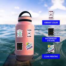 114张韩国KPOP复古奇幻阳光Y2K都市美学贴纸，幽默搞笑，适合作为礼物，80年代90年代动漫风格，可用于剪贴簿、信封、水瓶、电脑、笔记本电脑、手机、行李箱、笔记本、冰箱、节日派对、圣诞节装饰、新年冬季等场合。 - 彩色 - 查看 10