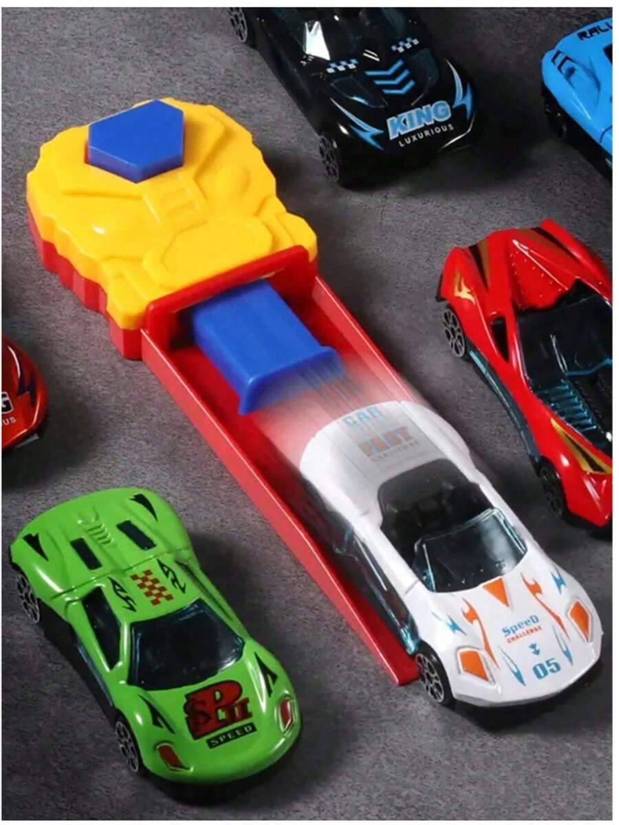 1pc High-End Metal Alloy Random Assembled Motorcycle Model, Suitable As Children's Birthday Gift Or Halloween Theme Educational Puzzle, Random Delivery - Multicolor - View 1