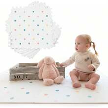 Tapete para Puntos de Colores| Espacio  y Suave para Explorar y Aprender| Fomenta Desarrollo Infantil| Tapete Fácil de Limpiar y Armar| como Piso de Gimnasio para - Verde militar - Ver 9