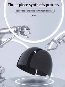 New Fashionable Swimming Cap, High Elasticity & Comfort, Non-Damaging To Hair, Breathable Fabric Material Won't Feel Stuffy, Adjustable Fit Suitable For Various Head Sizes - Multicolor - View 7