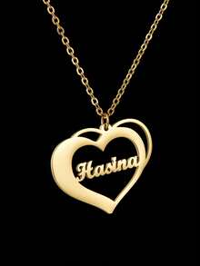 [Valentine's Day Series] Personalized Customized Love Nameplate, Personalized Customized Jewelry, Exclusive Customized Name, Stainless Steel Customized Jewelry, Exquisite Gift Box, Valentine's Day Gift - Double Chain - View 8