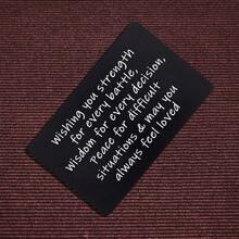 Religious Gifts Men Christian Cards Engraved Wallet Insert Card Women Men Graduation Birthday Present Inspirational Present Baptism Gifts Him Her - ban đầu - Xem 3
