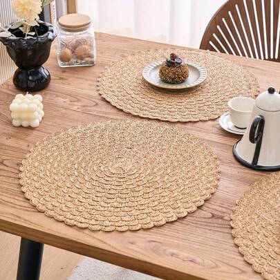 1 tấm lót bàn dệt tự nhiên, phong cách Bohemian, thích hợp cho nhà bếp, bàn ăn, sử dụng trong nhà/ngoài trời, có thể giặt, chịu nhiệt, dễ lau chùi, thích hợp cho cắm trại, kỳ nghỉ, đám cưới, tiệc tùng.