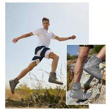 TendenciaBota Protector Silicon Impermeable Cubre Tenis Zapato LluviaCalidad premium - Gris transparente - Ver 7