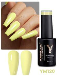 YOKEFELLOW 不含TPO和HEMA的凝胶指甲油，橙色、黄色、绿色春夏经典色系，半永久指甲油，可卸除UV/LED亚克力指甲油，适合在家DIY美甲，也是送给女性和女孩的美甲礼物。 - 彩色 - 查看 11