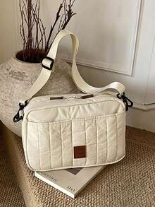 1pc Mommy Bag, Multifunctional Maternity Diaper Bag, Handheld & Crossbody 2-In-1, Multi-Compartment Baby Supplies Organizer, Soft Stroller Bag For Moms