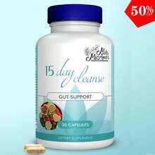 15 Day Cleanse -Gut And Colon Support | Caffeine Formula, Cascara Sagrada, &Psvllium Husk Non-GMO 30 Capsules - 1Bottles - 查看 5