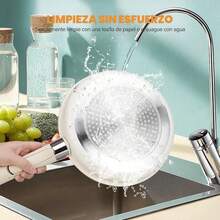 GMK Juego de Ollas y Sartenes de 11 Piezas, Bateria de Cocina Juego de Sartenes Antiadherentes con Mangos Desmontables, Juego de Sartenes Fácil de Limpiar (Crema Blanco 01) - Crema Blanco 01 - Ver 8