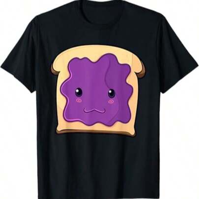 Kawaii PB&J Peanut Butter & Jelly Blueberry Jam Sandwich T-Shirt DT7 Mens Womens Tank Top Sweatshirt