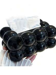 1pc Creative Bubble Square Tissue Box Cover, Suitable For Bathroom, Vanity, Makeup Table And Car - Multicolor - View 7