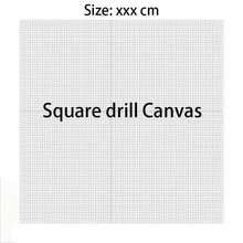 Diamond Painting Canvas With Glue, Round/Square Blank Grid Canvas Empty For Customized Projects - Multicolor - View 11