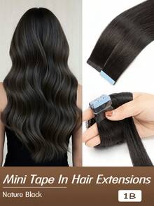 High-Quality Remy Tape In Human Hair Extensions 10pcs 12-22Inch Silky Straight | Invisible Seamless Double-Sided Skin Weft | Beginner-Friendly Easy To Wear & Reusable | Zero Shedding Long-Lasting | Portable Compact For Travel & Touch-Ups | Romantic Length & Volume | Must-Have Hairpieces For Cosplay Character Creation & Daily Fashion Looks