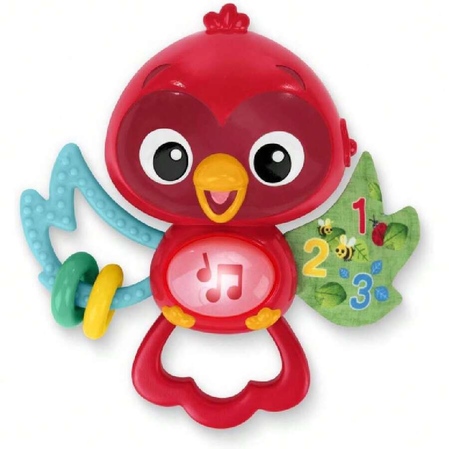 Baby Einstein Roxys Bright Flight - Juguete musical para bebé y mordedor, reproduce sonidos reales de pájaros con más de 10 melodías, multisensoriales, edades a partir de 3 meses,38965305 - Albaricoque - Ver 1