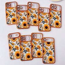 1个新款向日葵电镀防摔/加厚透明TPU保护壳，兼容 17 Pro Max/16 Pro Max/16 Pro/16/13 Pro Max/12 Pro Max/11手机壳 - 橘色 - 查看 8