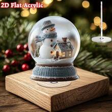 360° Rotating Acrylic Statue, 2D High Definition, Scratch-Resistant Decorative Display Item, Desktop Creative Ornament, Suitable For Home, Office, Holiday Gifts, Themed Decor - Acrylic Standee Desktop Decoration - View 11