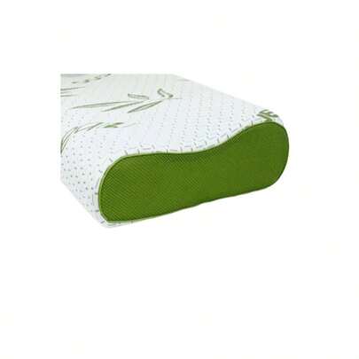 Chilimilii Contour Bamboo Memory Foam Pillow Orthopedic Anti-Snore Head, Neck & Back Support Pack Of 1 Or 2