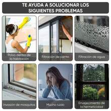 KOKILA 1 Roll 5 Meters Door Seal Strips, Door Dust Guard, Door Crack Weather Stripping, Self-Adhesive Wear-Resistant Windproof Strips, Used For Sealing Door Cracks, Sound Insulation And Anti-Collision, Wind And Rain Protection, Waterproof And Insect Repellent (Three Colors Available) - 深灰色 - 查看 6