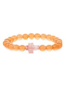 Natural Stone Turquoise, Volcanic Agate, Cross Bracelet, Popular Cross-Border E-Commerce Item - Bracelet - View 5