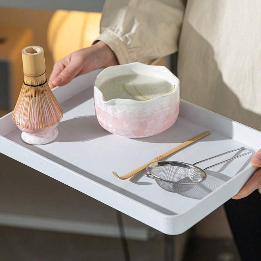 Crackle Glaze Matcha Bowl Set, Matcha Tools Set Including Matcha Bowl, Matcha Whisk Stand