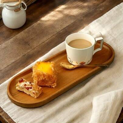 1/2 Bandejas de madera maciza, platos, vajilla, juegos de vajilla, bandejas, mantequilleras, vajilla formal, bandejas de servir, juegos de vajilla, bandejas de frutas, bandejas de postres, bandejas de aperitivos, artículos para el hogar, bandejas de madera maciza, bandejas de desayuno, bandejas, bandejas decorativas, Serie de bandejas de madera maciza - Adecuada para todas las estaciones, Bandejas multiusos para aperitivos, postres, quesos, frutas, lavables, decorativas, menaje de cocina de lujo, Pascua, Día de la Madre, Acción de Gracias