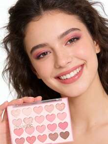 Dasique Eyeshadow Palette, High Pigmentation, Long-Lasting, Easy To Apply, Smooth, Vegan, Cruelty-Free, Christmas Gift For Women, Charming Rose Girl Style, Back To School, Fashion Brand Cosmetics, Bridal, Summer, Valentine's Day, Holiday - #06 Sweet Heart - 查看 3