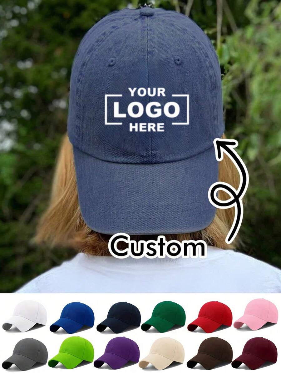 Mũ lưỡi trai có thể tùy chỉnh (chữ/hình ảnh) - Dành cho cả nam và nữ, có thể điều chỉnh và có nhiều màu sắc. Thiết kế chữ tiếng Anh phù hợp cho cả nam và nữ, cho phép bạn in bất kỳ khuôn mặt nào trực tiếp lên mũ. Hoàn hảo cho các hoạt động ngoài trời và sử dụng hàng ngày, phù hợp cho cả bốn mùa, mang ý nghĩa tưởng niệm.