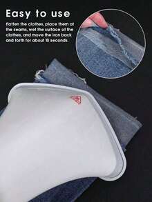 1条双面熨烫式包边胶带，强力粘性热熔胶带，熨烫式可熔胶带，适用于服装修改，裤子、牛仔裤、裙子 - 彩色 - 查看 4